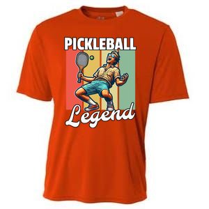 Retro Pickleball Legend Pickleball Meaningful Gift Cooling Performance Crew T-Shirt