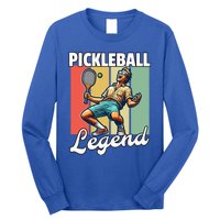 Retro Pickleball Legend Pickleball Meaningful Gift Long Sleeve Shirt