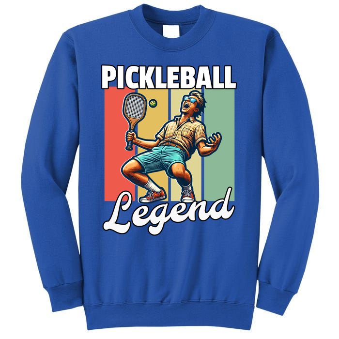 Retro Pickleball Legend Pickleball Meaningful Gift Sweatshirt