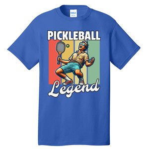 Retro Pickleball Legend Pickleball Meaningful Gift Tall T-Shirt