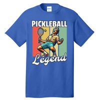 Retro Pickleball Legend Pickleball Meaningful Gift Tall T-Shirt