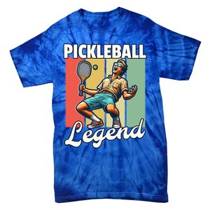 Retro Pickleball Legend Pickleball Meaningful Gift Tie-Dye T-Shirt