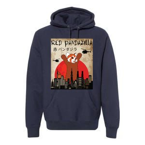 Red Panda Lover, Funny Red Pandazilla Premium Hoodie