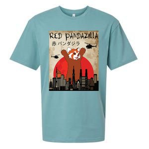 Red Panda Lover, Funny Red Pandazilla Sueded Cloud Jersey T-Shirt