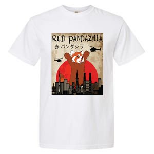 Red Panda Lover, Funny Red Pandazilla Garment-Dyed Heavyweight T-Shirt