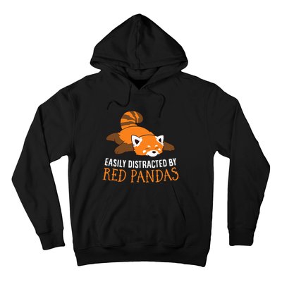 Red Panda Love Easily Distracted By Red Pandas Hoodie