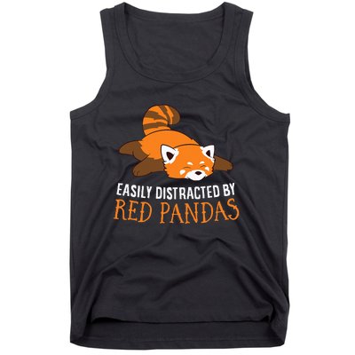 Red Panda Love Easily Distracted By Red Pandas Tank Top