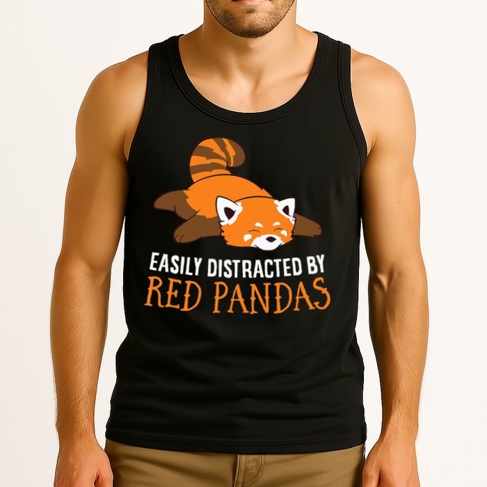 Red Panda Love Easily Distracted By Red Pandas Tank Top