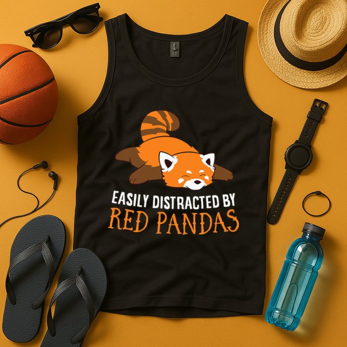 Red Panda Love Easily Distracted By Red Pandas Tank Top