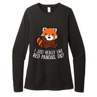 Red Panda Lover I Just Really Like Red Pandas Ok Womens CVC Long Sleeve Shirt