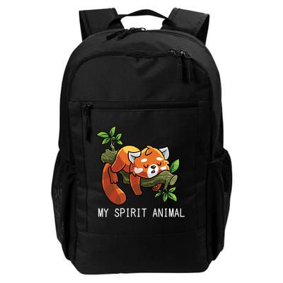 Red Panda Lazy Spirit Animal Gift Backpack