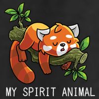 Red Panda Lazy Spirit Animal Gift Adult Drive Performance Visor