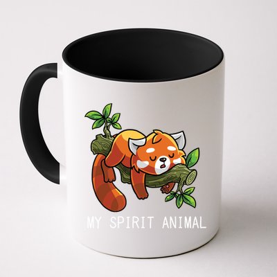 Red Panda Lazy Spirit Animal Gift Mug
