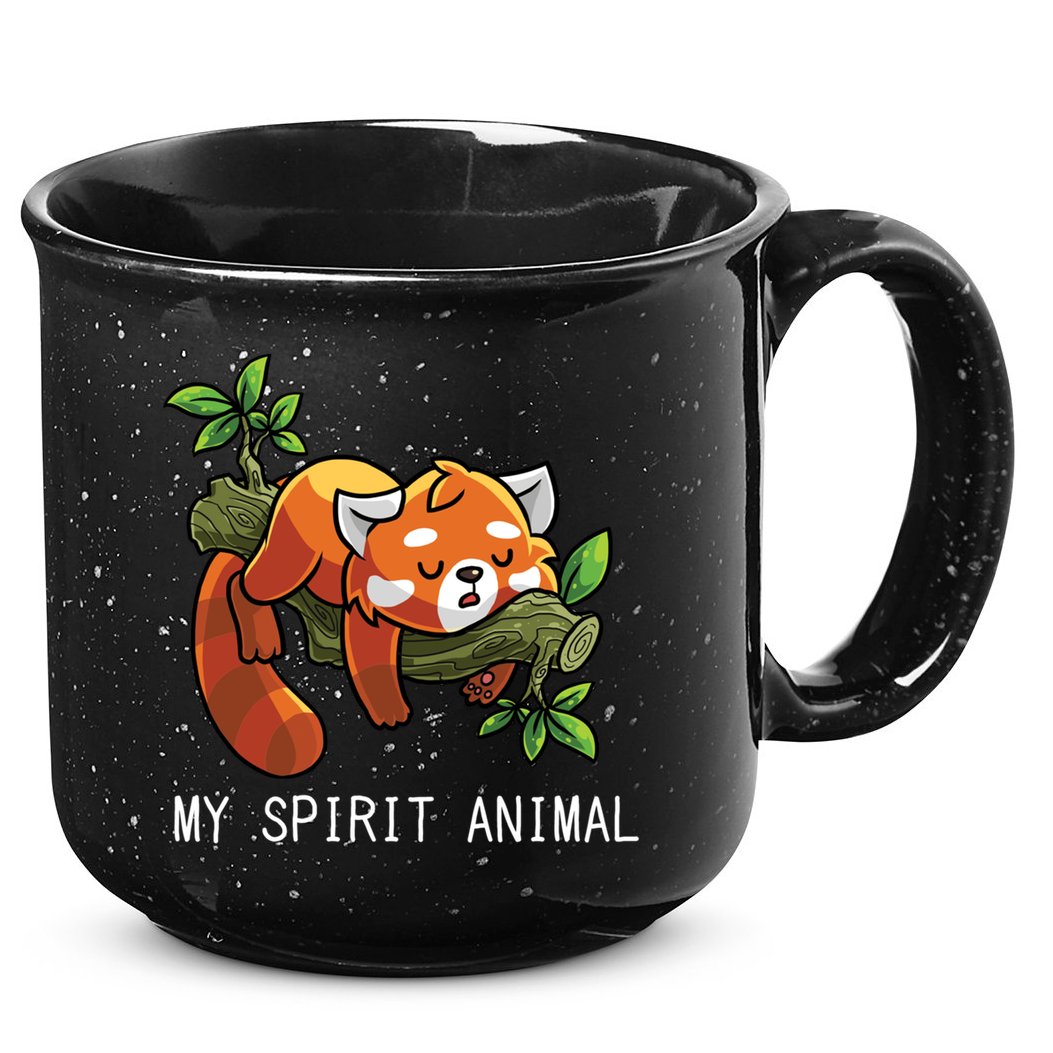 Red Panda Lazy Spirit Animal Gift 15oz Campfire Ceramic Mug