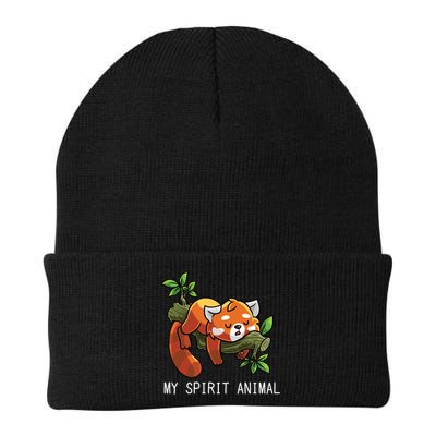 Red Panda Lazy Spirit Animal Gift Beanie