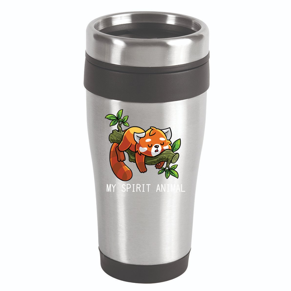 Red Panda Lazy Spirit Animal Gift 16oz Travel Tumbler