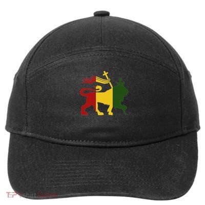 Reggae Princess Lips Rastafari Roots Reggaeton 7-Panel Snapback Hat