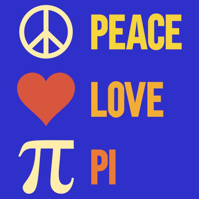 Retro Peace Love Pi 3 14 Happy Pi Day Math Pun Pi Day Gift 16 in Basic Backpack