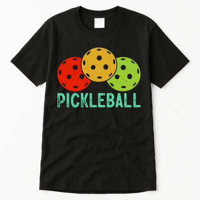 Retro Pickleball Logo Tall T-Shirt