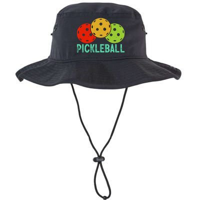 Retro Pickleball Logo Bucket Hat