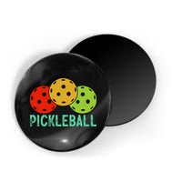 Retro Pickleball Logo Magnet