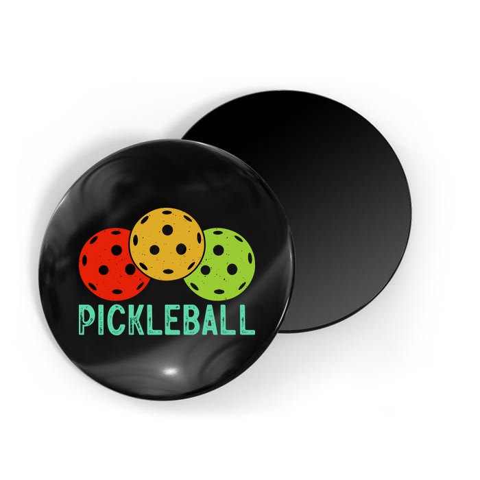 Retro Pickleball Logo Magnet