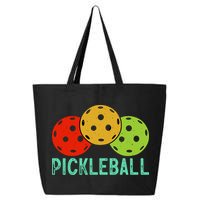 Retro Pickleball Logo 25L Jumbo Tote