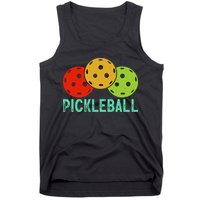 Retro Pickleball Logo Tank Top