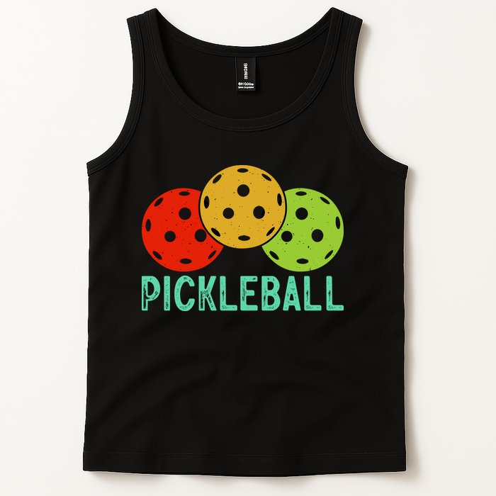 Retro Pickleball Logo Tank Top