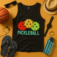 Retro Pickleball Logo Tank Top