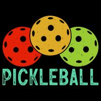 Retro Pickleball Logo Kids T-Shirt