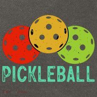 Retro Pickleball Logo Cotton Canvas Backpack