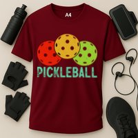 Retro Pickleball Logo Performance Shirt