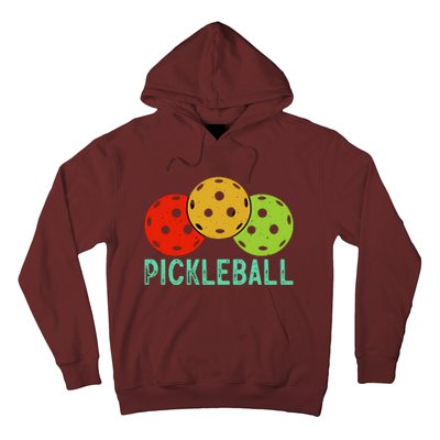 Retro Pickleball Logo Hoodie