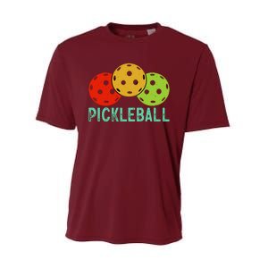 Retro Pickleball Logo Performance Sprint T-Shirt