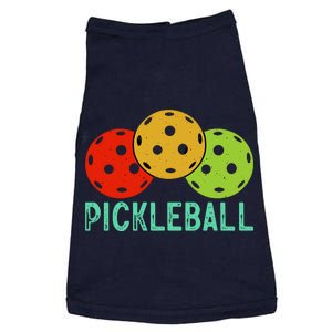 Retro Pickleball Logo Doggie Tank