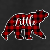 Red Plaid Little Bear Matching Family Group Gift Adult Drive Performance Visor