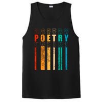 Retro Poetry Lyrics Literature Vintage Poet PosiCharge Competitor Tank