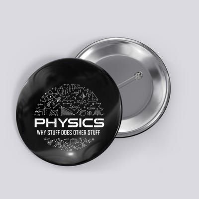 retro Physics Lover Physics Humor Button
