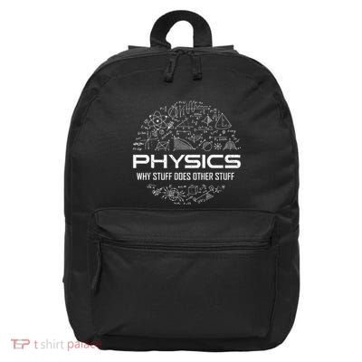 retro Physics Lover Physics Humor 16 in Basic Backpack