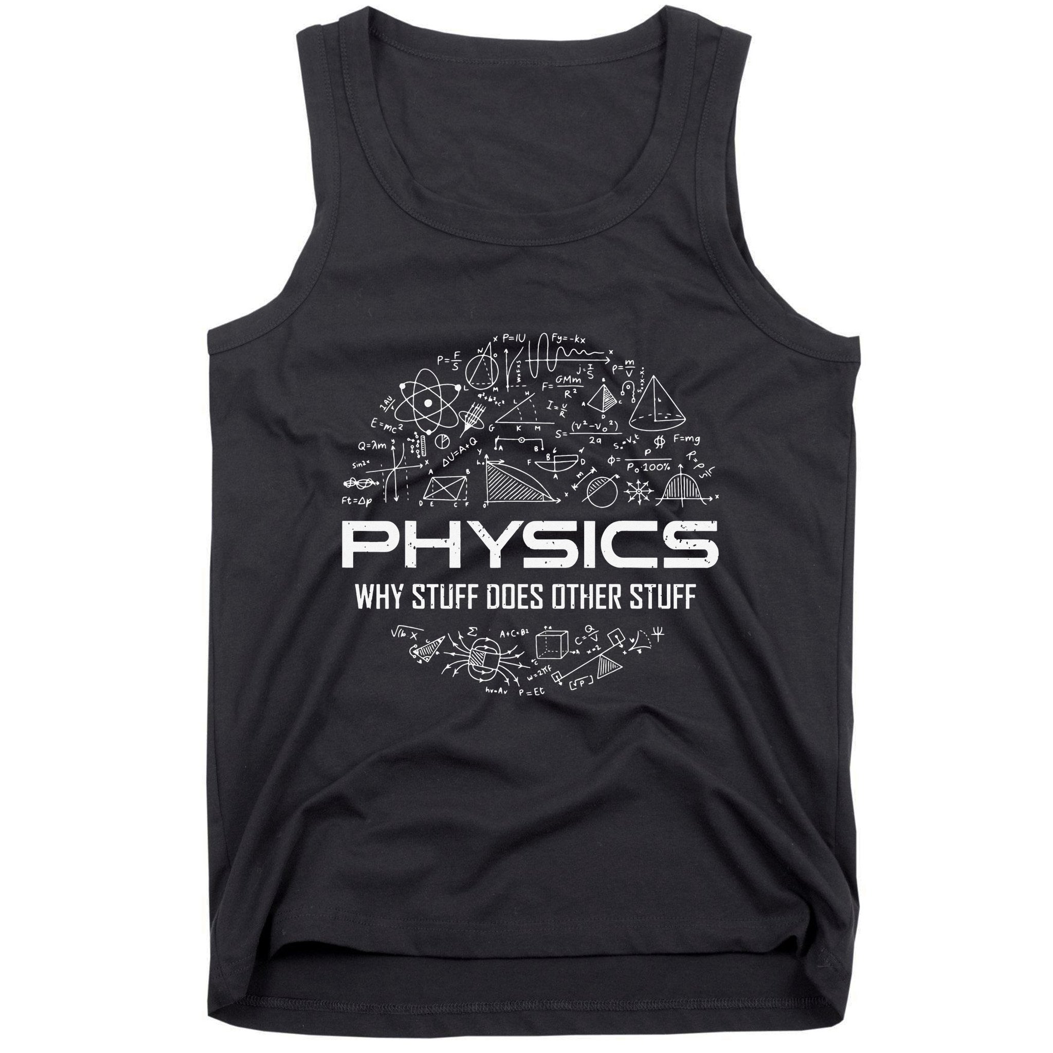retro Physics Lover Physics Humor Tank Top