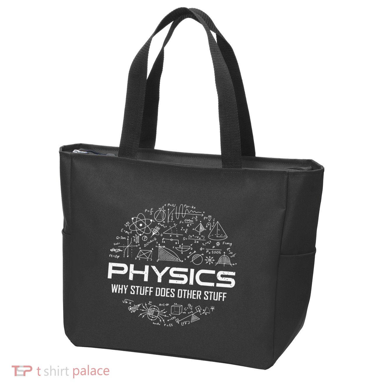 retro Physics Lover Physics Humor Zip Tote Bag