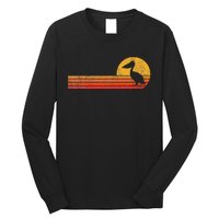 Retro Pelican Lover Funny Pelican Vintage Long Sleeve Shirt