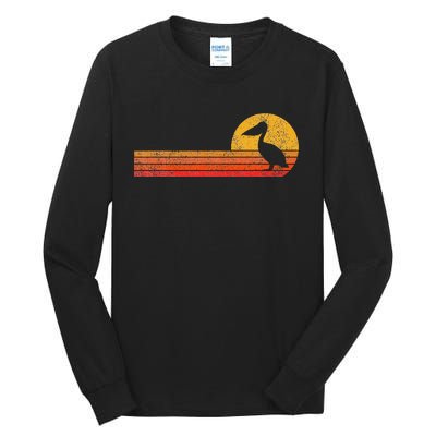 Retro Pelican Lover Funny Pelican Vintage Tall Long Sleeve T-Shirt