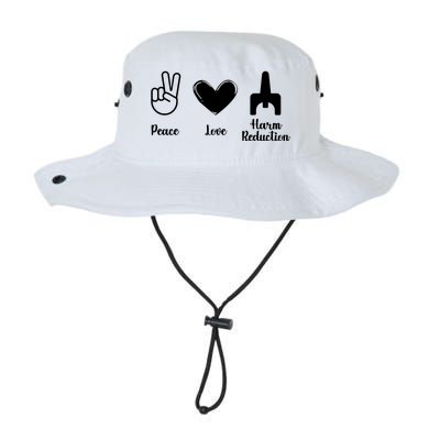 Retro Peace Love Harm Reduction Overdose Awareness Nurse Legacy Cool Fit Booney Bucket Hat