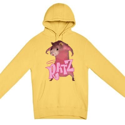 Ratz Pink Meme Premium Pullover Hoodie