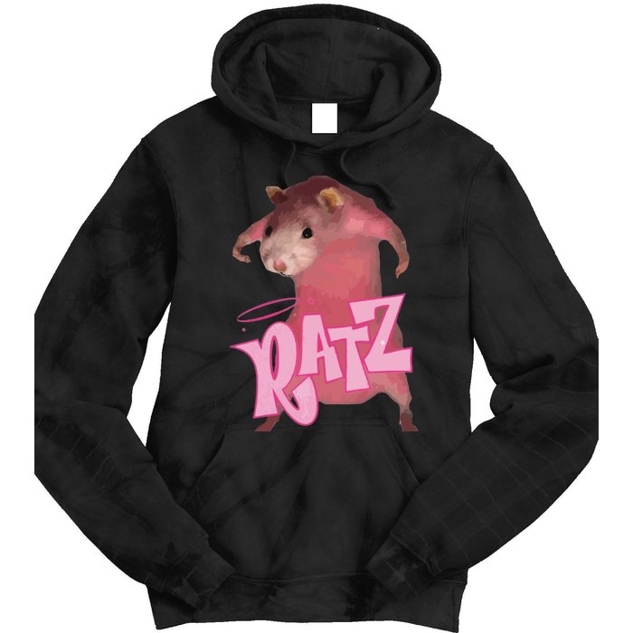 Ratz Pink Meme Tie Dye Hoodie