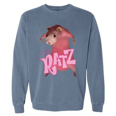 Ratz Pink Meme Garment-Dyed Sweatshirt