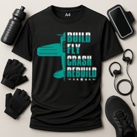 RC Pilot Model Airplane Pilot Model Flight Rc Airplane Cooling Performance Crew T-Shirt