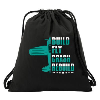 RC Pilot Model Airplane Pilot Model Flight Rc Airplane Drawstring Bag